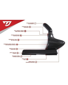 Carbon Fiber Intake System with Air Duct For 1.8/2.0 TSI Gen3 MQB